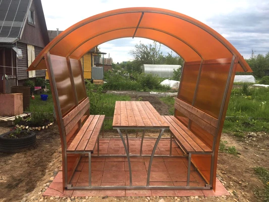 Беседка "Дачная" закрытая