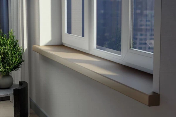 Подоконник Витраж Дизайн мокко 200 мм