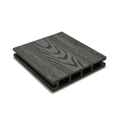 Террасная доска МПК премиум тиснение серый