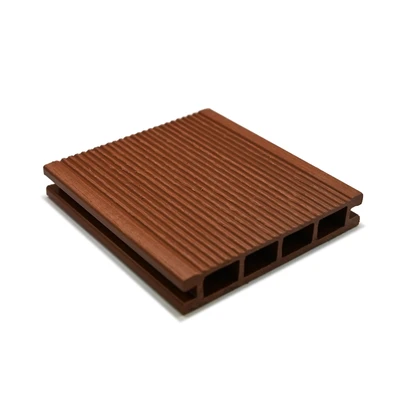 Террасная доска МПК премиум брашированная терракот