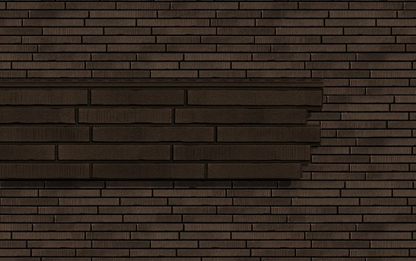 Фасадная панель Ю-пласт Стоун-Хаус Ригельный кирпич мокко