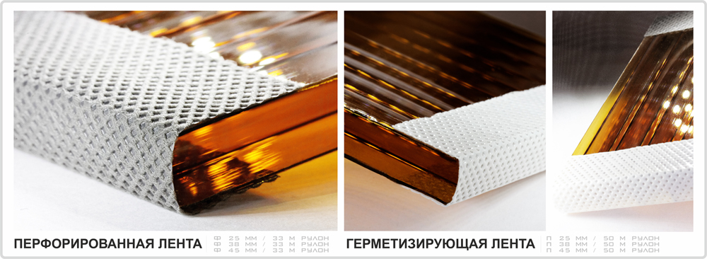 Герметизация торцов поликарбоната.